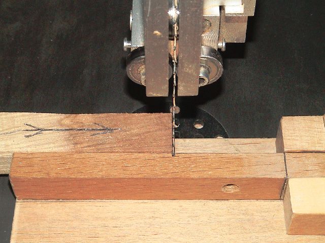 Trimming the first end of a Blank strip